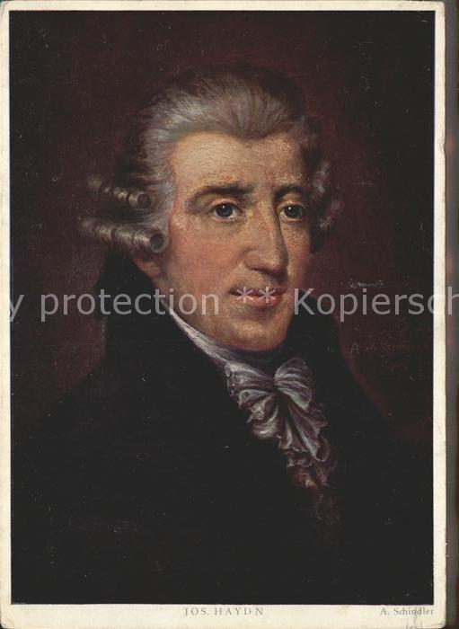 Haydn Joseph Künstlerkarte A. Schindler Nr. 7074 F.A
