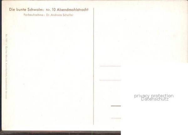 Trachten Schwalm Abendmahlstracht – Bild 2