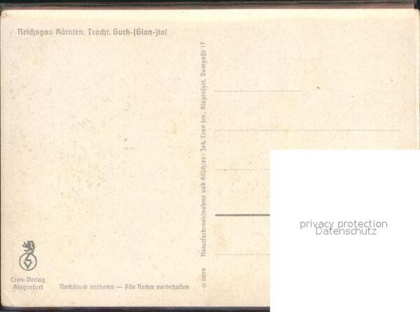 Trachten Reichsgau Kärnten Gurk-Glantal – Bild 2