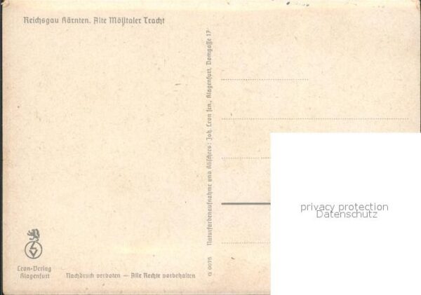 Trachten Reichsgau Kärnten Mölltal – Bild 2