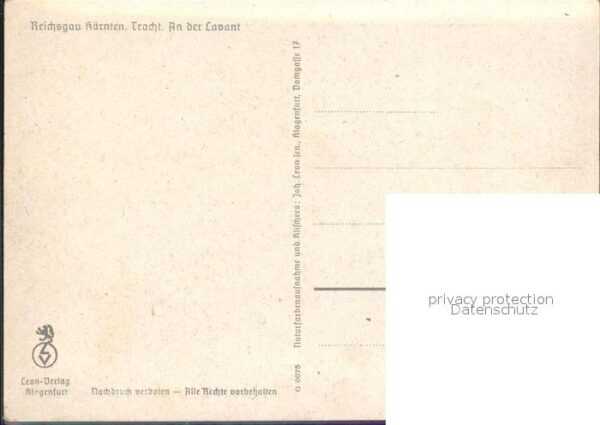 Trachten Reichsgau Kärnten Lavant – Bild 2
