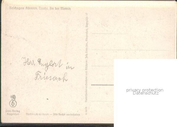 Trachten Reichsgau Kärnten Metnitz Wein – Bild 2