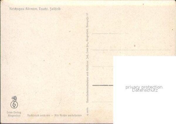 Trachten Reichsgau Kärnten Zollfeld – Bild 2