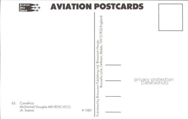 Flugzeuge Zivil Canafrica McDonnell Douglas MD-83-EX-EC – Bild 2