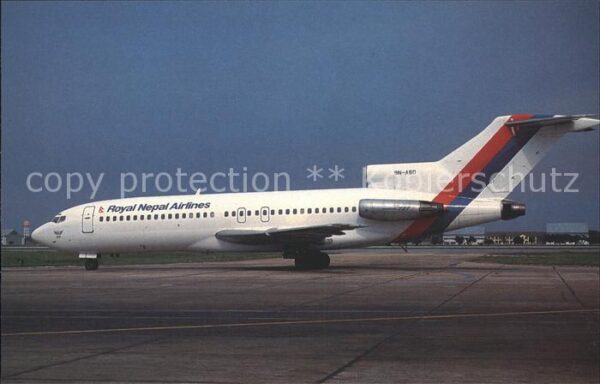 Flugzeuge Zivil Royal Nepal Airlines Boeing 727-1F8 9N-