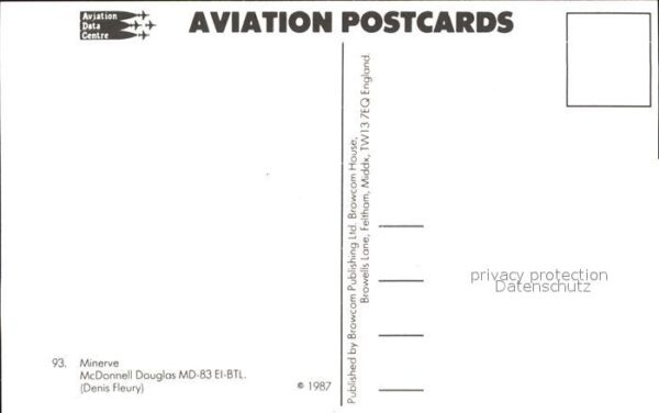 Flugzeuge Zivil Minerve McDonnell Douglas MD-83 EI-BTL – Bild 2