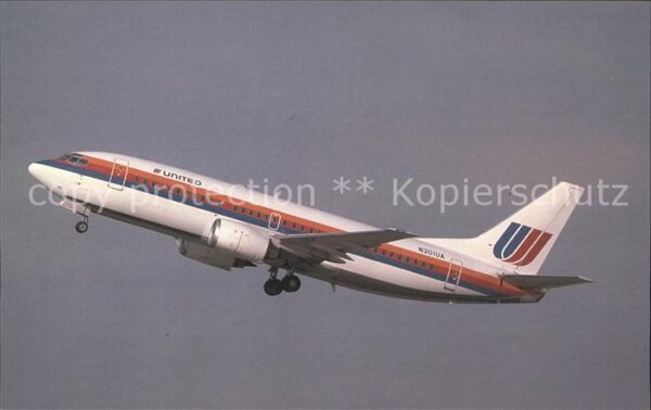 Flugzeuge Zivil United Airlines Boeing 737-322 N301UA