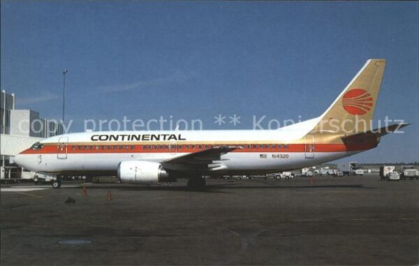 Flugzeuge Zivil Continental Airlines Boeing 737-3TO N14