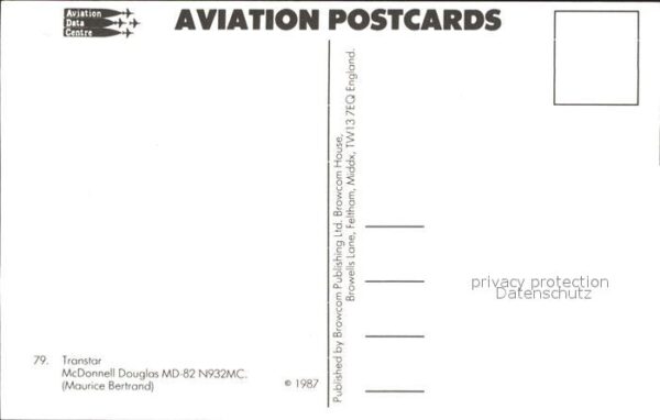 Flugzeuge Zivil Transtar McDonnell Douglas MD-82 N932MC – Bild 2