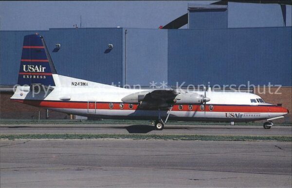 Flugzeuge Zivil US Air Express Fokker 27-500 N243MA c/n