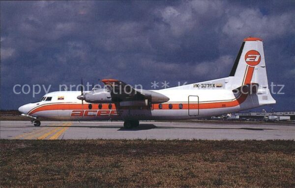Flugzeuge Zivil ACES Colombia Fairchild F.27J HK-3375X