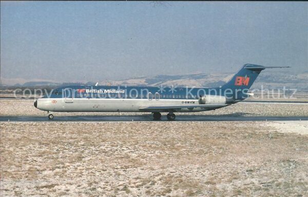 Flugzeuge Zivil British Midland Douglas DC-9-32 G-BMAM