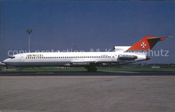 Flugzeuge Zivil Air Malta 1990 Boeing 727-277 G-BPNS c/