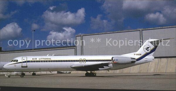 Flugzeuge Zivil Air Littoral Fokker 100 F-OGQB c/n 1127