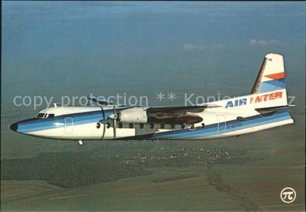 Flugzeuge Zivil Air Inter Fokker F-27-500 F-BPN8
