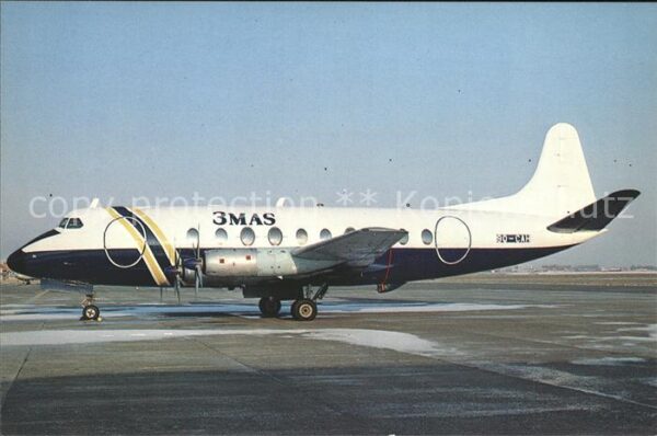 Flugzeuge Zivil 3MAS Vickers V708 Viscount 9Q-CAH