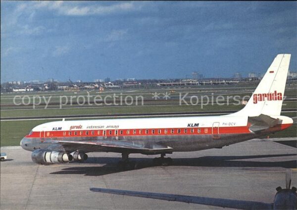 Flugzeuge Zivil KLM Garuda Indonesian Airways DC 8 PH-D