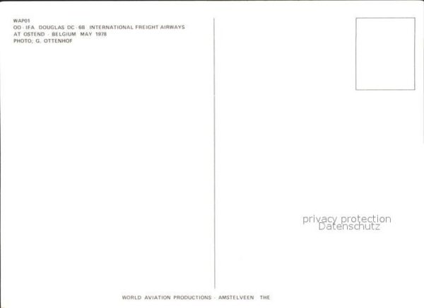 Flugzeuge Zivil IFA International Freight Airways Dougl – Bild 2