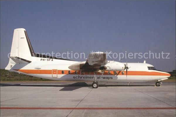 Flugzeuge Zivil Schreiner Airways Fokker F 27 PH-SFA