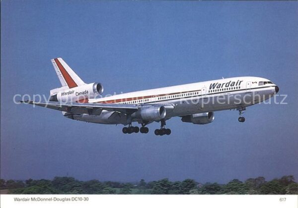 Flugzeuge Zivil Wardair Canada McDonnell Douglas DC 10-
