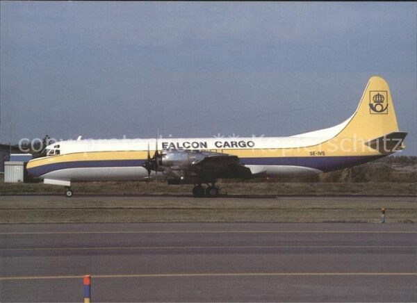 Flugzeuge Zivil Falcon Cargo Lockheed Electra L-188 SE-