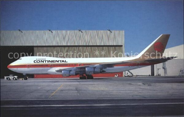 Flugzeuge Zivil Continental Airlines Boeing747-238B N60