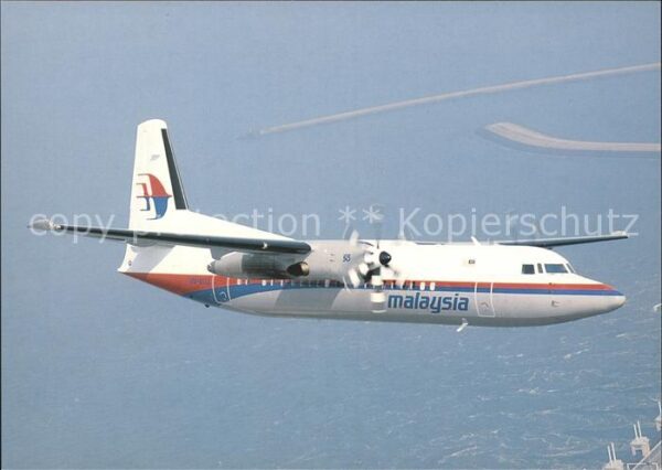 Flugzeuge Zivil Malaysia Fokker 50 9M-MGA