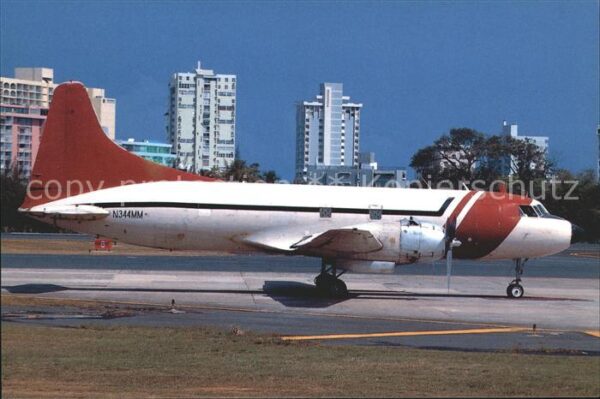 Flugzeuge Zivil Silver Express Convair 240-53 N344MM c/