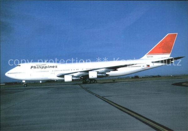 Flugzeuge Zivil Philippines EX-MEA B747 2B4B combi N203