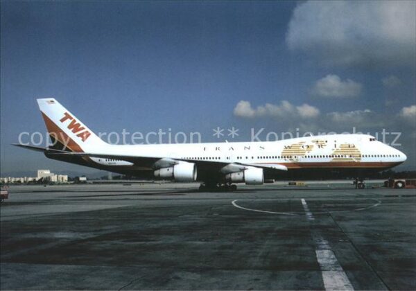 Flugzeuge Zivil TWA Trans World Airlines B747 131 N9310