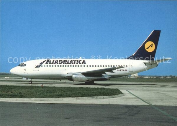 Flugzeuge Zivil Aliadriatica Boeing 737-229 Adv. I-JETA