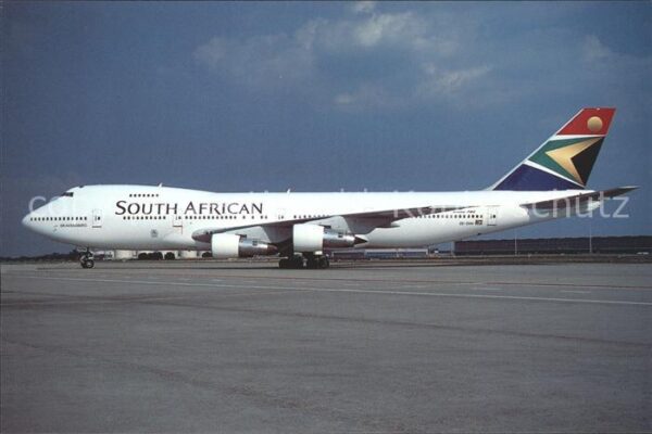 Flugzeuge Zivil South African Airways Boeing 747-244B Z