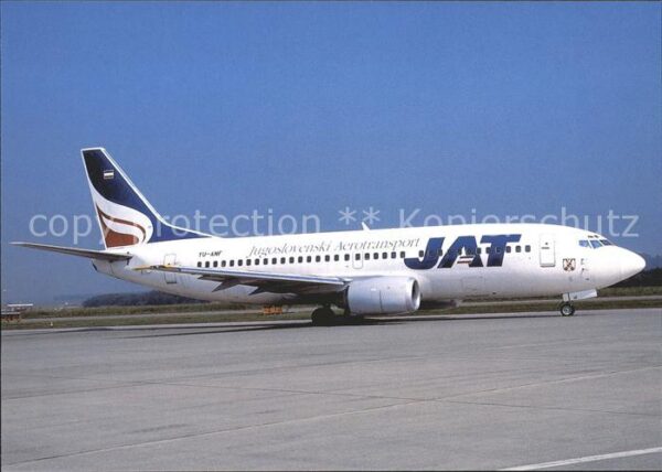 Flugzeuge Zivil JAT Jugoslovenski Aerotransport B-737-3