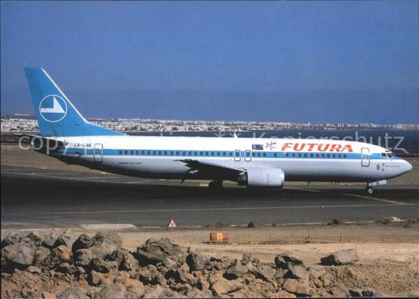 Flugzeuge Zivil Futura Luxair col. Boeing B-737-400 LX-
