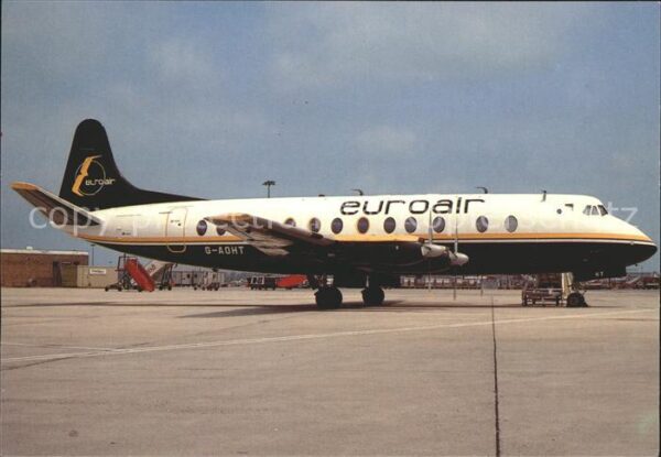 Flugzeuge Zivil Euroair Viscount G-AOHT V.802 c/n 168