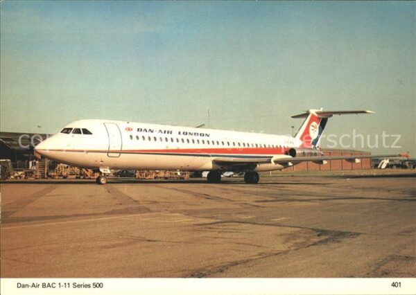 Flugzeuge Zivil Dan Air London BAC 1-11 Series 500