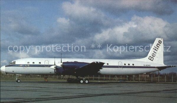 Flugzeuge Zivil Berline IL-18D D-AOAO