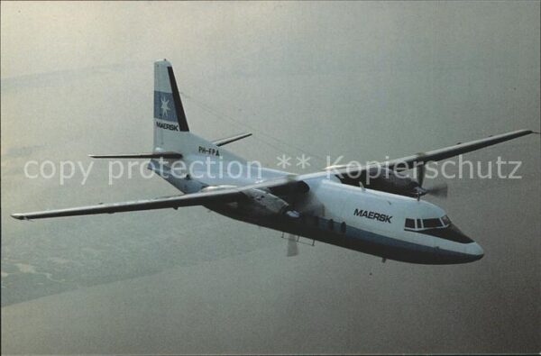 Flugzeuge Zivil Maersk Fokker F27 PH-FPA