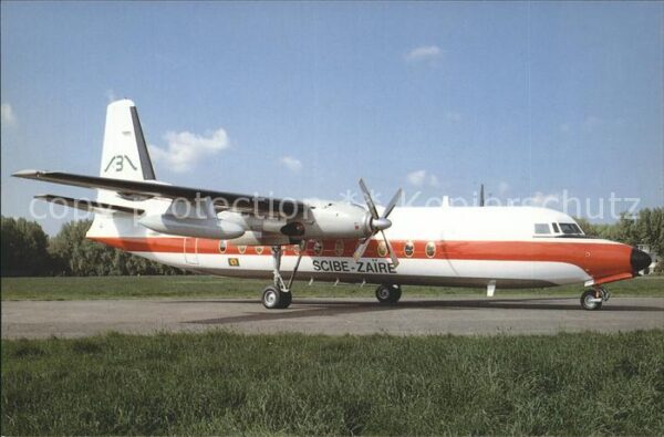 Flugzeuge Zivil Scibe Zaire Airlift Fokker F27
