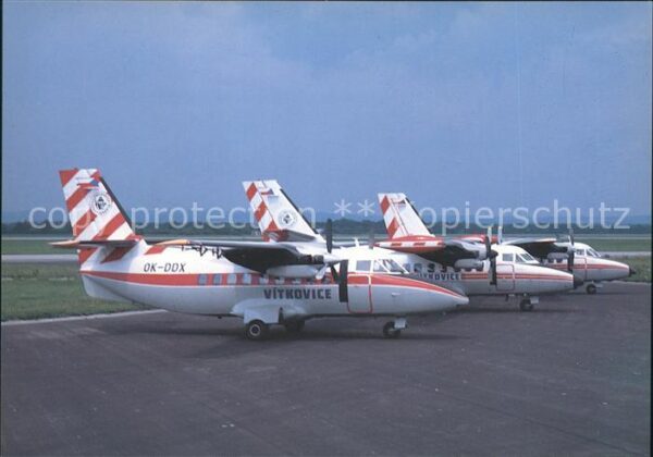 Flugzeuge Zivil Vitkovice L410s OK-DDX OK-SDA OK-DDU
