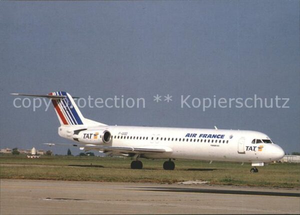 Flugzeuge Zivil Air France TAT Fokker 100 F-GIOD