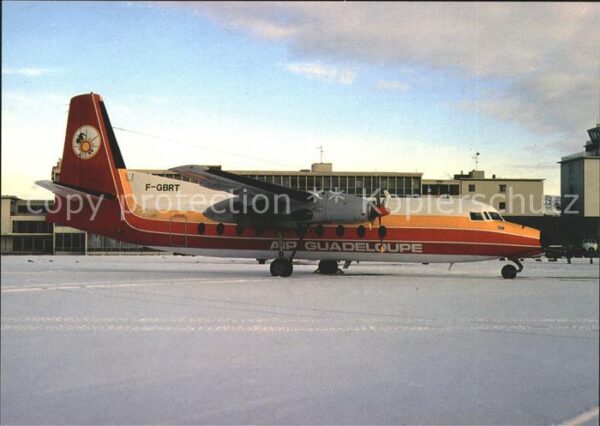 Flugzeuge Zivil Air Guadeloupe Fairchild Ind. F-27J F-G