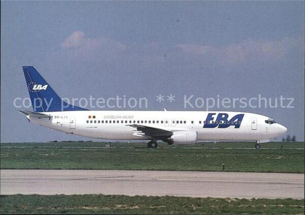 Flugzeuge Zivil EBA Eurobelgian Airlines Boeing 737-436
