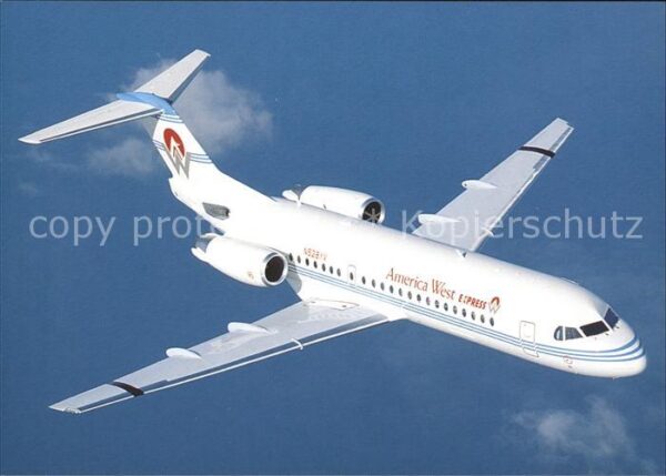 Flugzeuge Zivil America West Airlines Fokker70 N528YV c