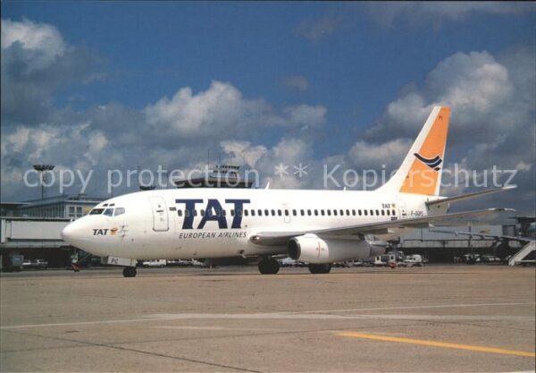 Flugzeuge Zivil TAT European Airlines Boeing 737-200 F-