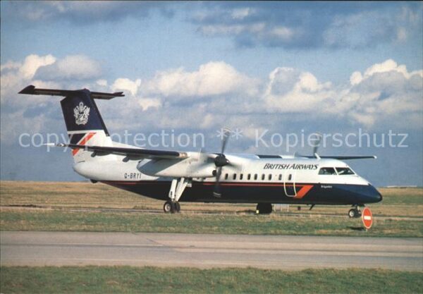 Flugzeuge Zivil British Airways Dash 8.300 G-BRYI