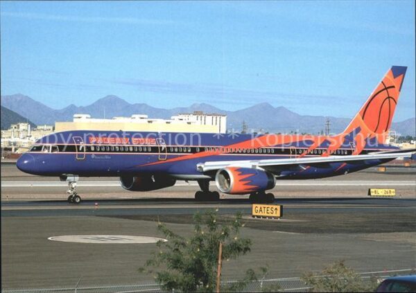 Flugzeuge Zivil America West Phoenix Suns Boeing 757-22