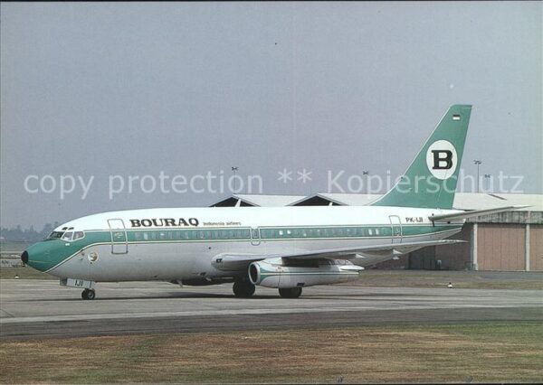 Flugzeuge Zivil Bouraq Indonesia Airlines Boeing 737-23