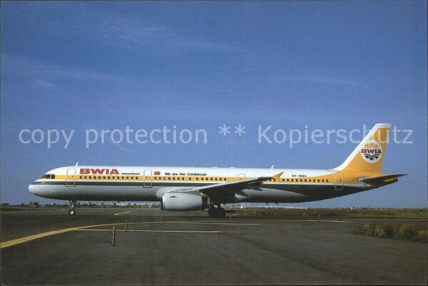 Flugzeuge Zivil BWIA International Airbus A321 9Y-BWA