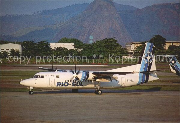 Flugzeuge Zivil Rio SUL Fokker 50 PT-SLJ